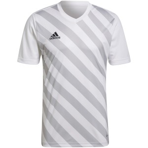 Koszulka Piłkarska Adidas Entrada 22  biało-szara HF0129