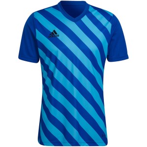 Koszulka Piłkarska Adidas Entrada 22 niebiesko-błękitna HF0116