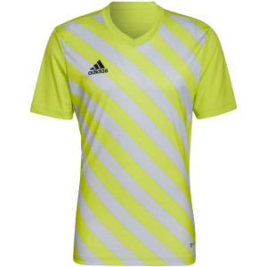 Koszulka Piłkarska Adidas Entrada 22 żółto-szara HF0118