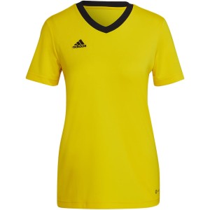 Koszulka damska adidas Entrada 22 żółta HI2125